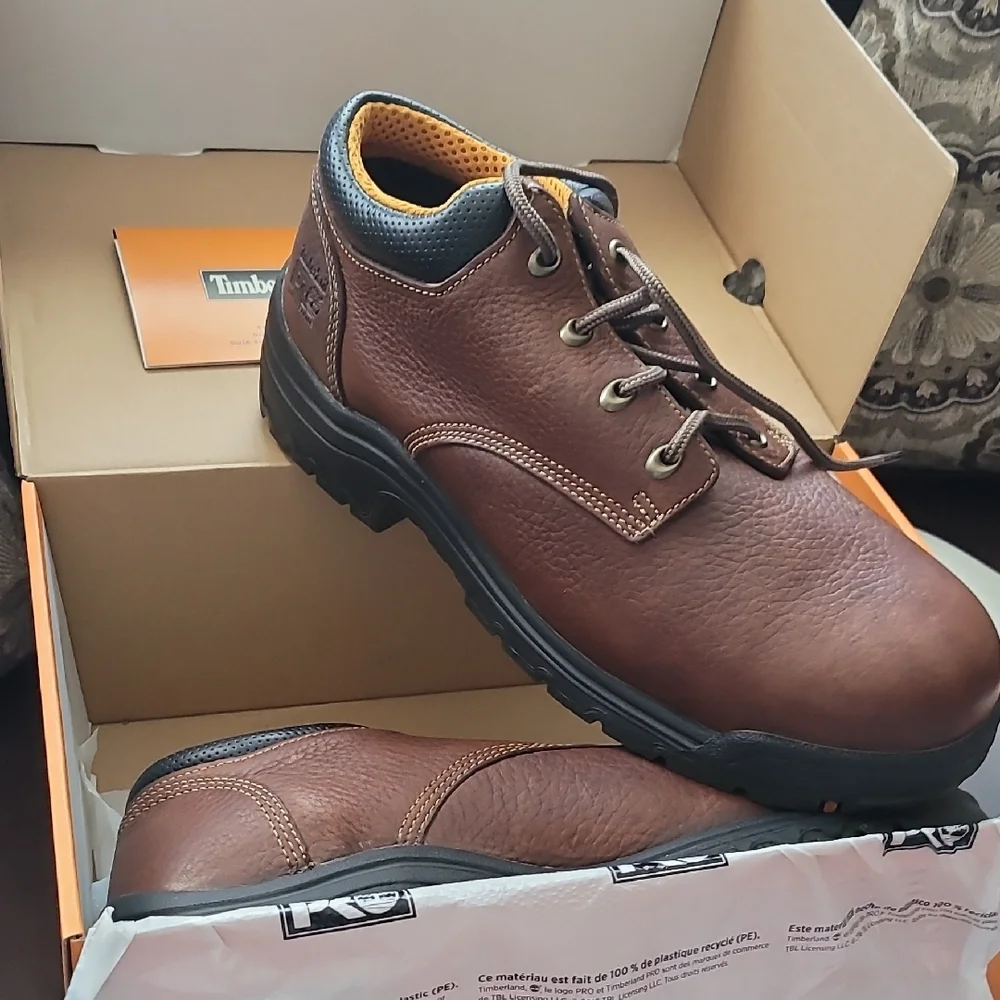 Timberland PRO Men's Brown Leather Boots - Picture 2 of 6